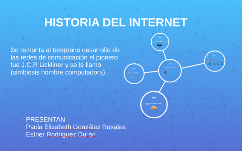HISTORIA DEL INTERNET by Paula Elizabeth González Rosales on Prezi