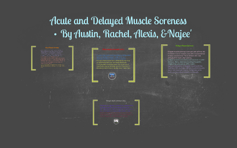 Acute And Delayed Muscle Soreness By Najee Mclean