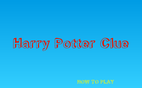 How to play Clue World Of Harry Potter