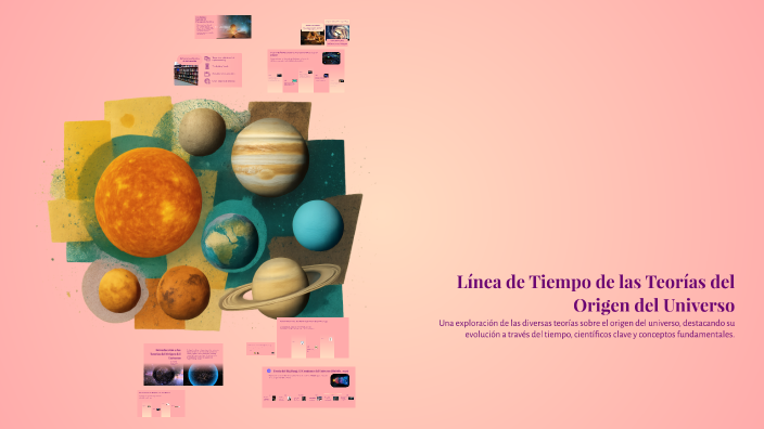 Línea de Tiempo de las Teorías del Origen del Universo by Rodolfo ...