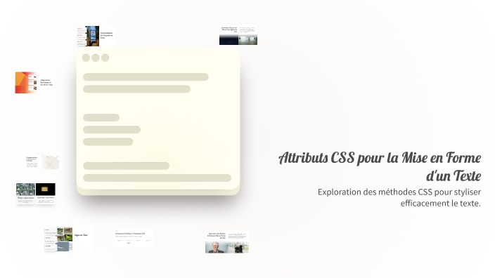 Attributs CSS pour la Mise en Forme d'un Texte by Ci ADEM on Prezi