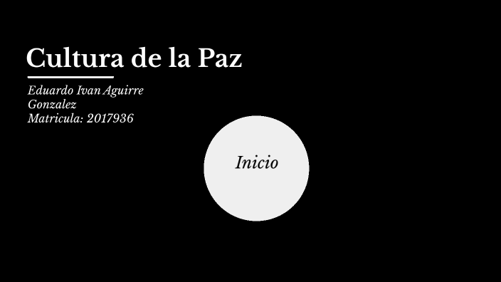 Cultura de la Paz by Eduardo Ivan Aguirre Gonzalez on Prezi