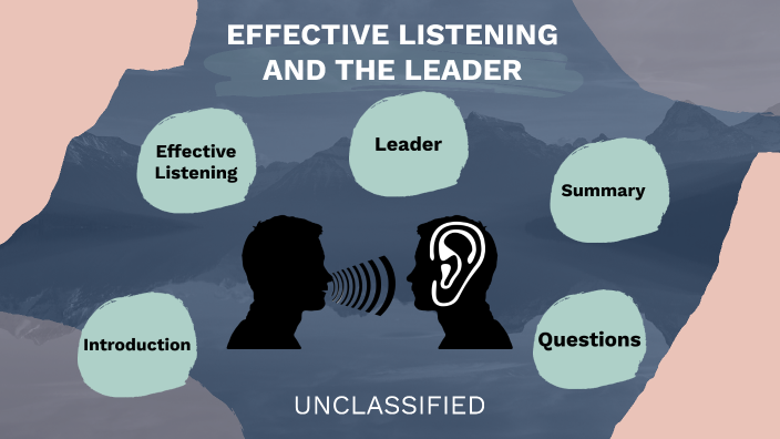 effective listening and the leader blc essay