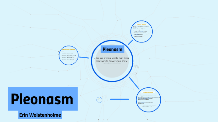 Pleonasm by Erin Wolstenholme on Prezi