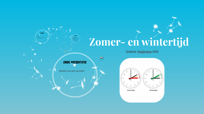 Zomer- en wintertijd by S H on Prezi