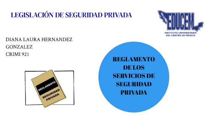 “REGLAMENTO DE LOS SERVICIOS DE SEGURIDAD PRIVADA” By Diana Hernandez