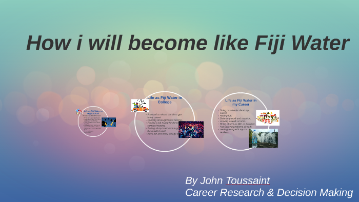 How to Become like Fiji Water by John Toussaint on Prezi