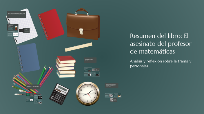 Resumen del libro: El asesinato del profesor de matemáticas by Michelle