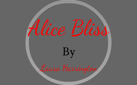 Book Report-Alice Bliss by Clare Bosco