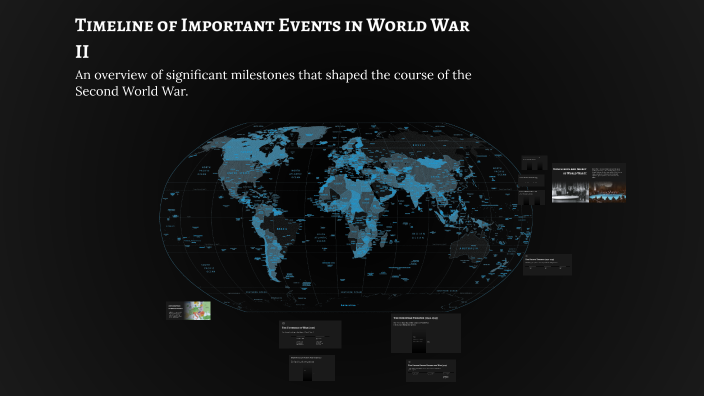 Timeline of Important Events in World War II by Lulu Treece on Prezi