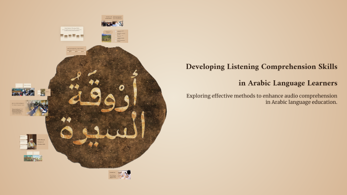 Developing Listening Comprehension Skills in Arabic Language Learners ...