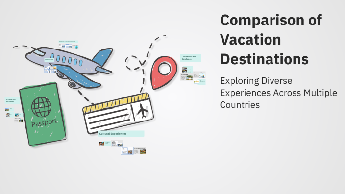 Comparison of Vacation Destinations by r e on Prezi