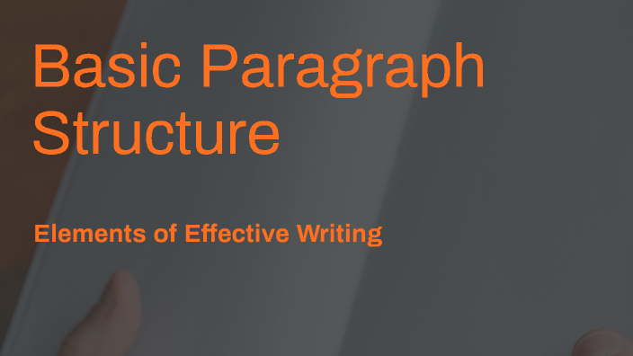 Basic Paragraph Structure by shahlo muminjonova on Prezi