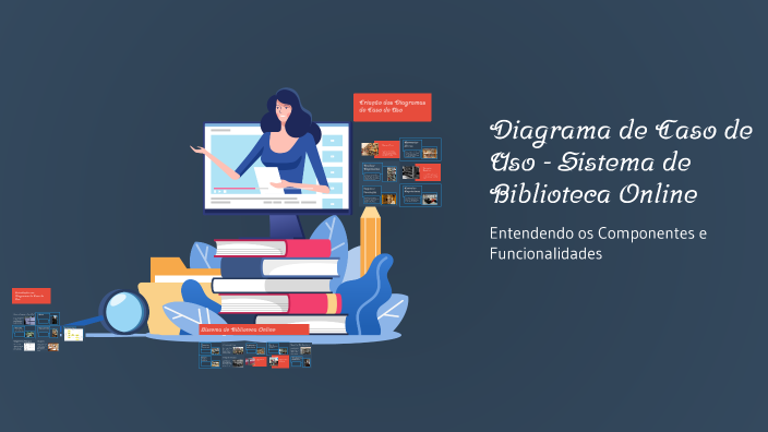 Diagrama de Caso de Uso - Sistema de Biblioteca Online by Tiago Luiz ...