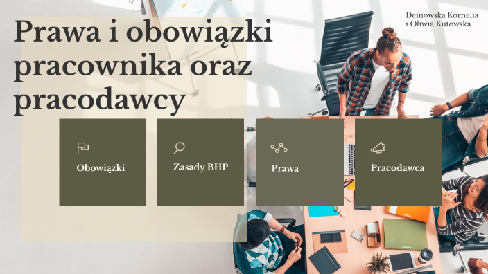 Prawa i obowiązki pracownika oraz pracodawcy by Kornelia Deinowska on Prezi