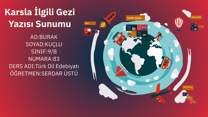 Karsla İlgili Gezi Yazısı Sunumu by can kuçlu on Prezi