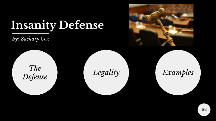 Insanity Defense By Zachary Cox On Prezi