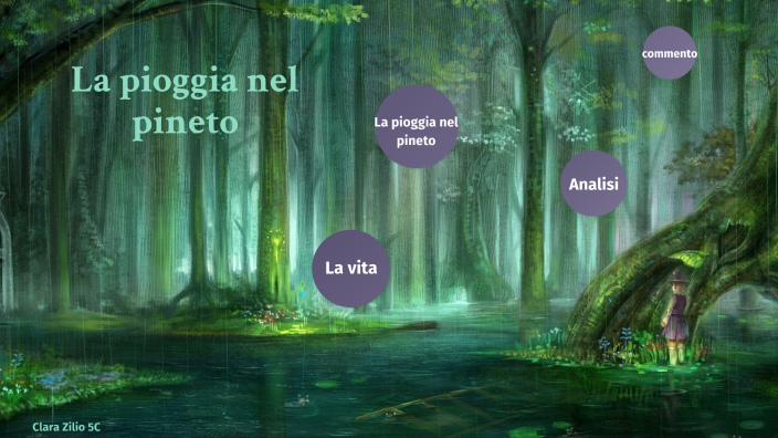 la pioggia nel pineto by clara zilio on Prezi