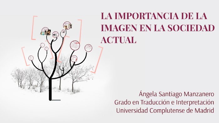 LA IMPORTANCIA DE LA IMAGEN EN LA SOCIEDAD ACTUAL by Ángela Santiago