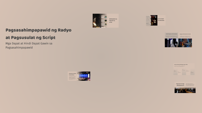 Script Sa Radyo Pagsasahimpapawid ng Radyo at Pagsusulat ng Script by Xian James Castro ...