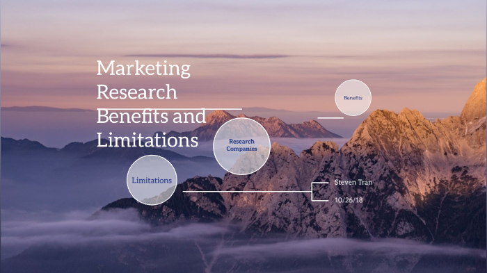 market research benefits and limitations