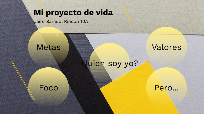 Proyecto de vida by Jairo Rincon on Prezi