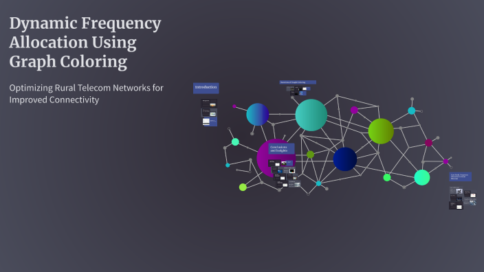 Frequency Color Allocation Dynamic Frequency Allocation Using Graph Coloring by UDAYAN KUNDU on Prezi