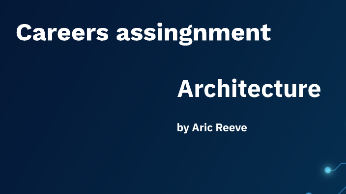 Exploring Career Paths by aric reeve on Prezi
