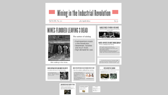 Mining in the Industrial Revolution by alex taylor on Prezi