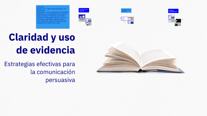 Claridad y uso de evidencia by Rocío Murillo Rojas on Prezi