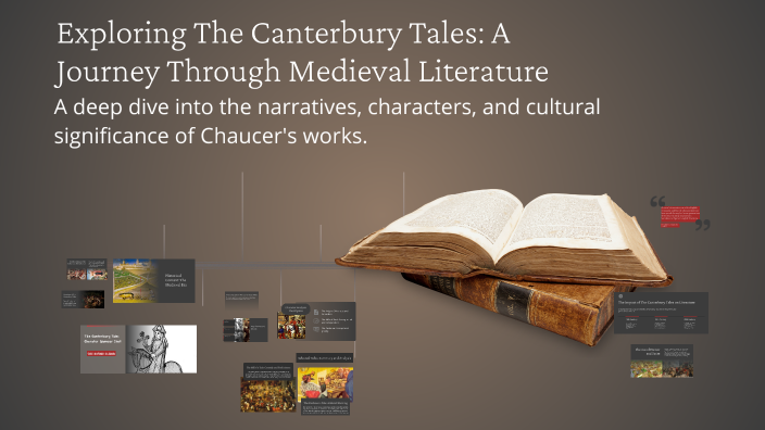 Exploring The Canterbury Tales: A Journey Through Medieval Literature ...