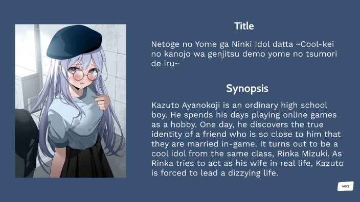 Netoge No Yome Ga Ninki Idol Datta