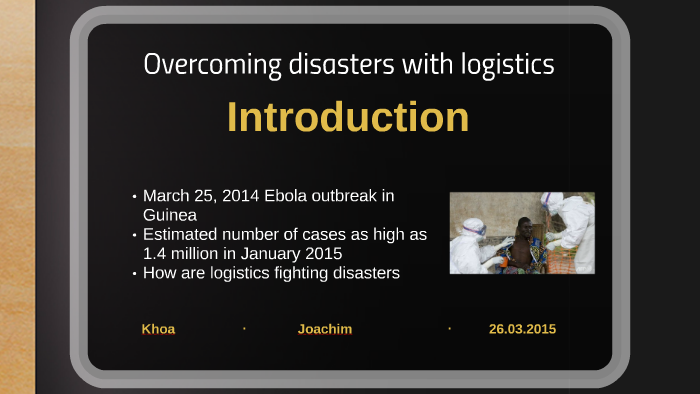 logistics disasters case study