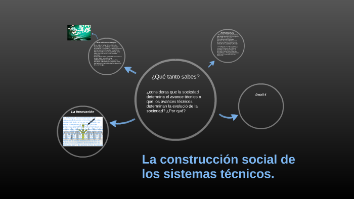 La construcción social de los sistemas técnicos. by xochitl flores on Prezi