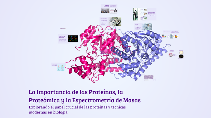 La Importancia de las Proteínas, la Proteómica y la Espectrometría de ...