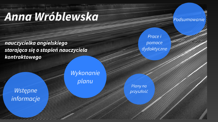 Sprawozdanie ze stażu na nauczyciela kontraktowego by Anna Wróblewska
