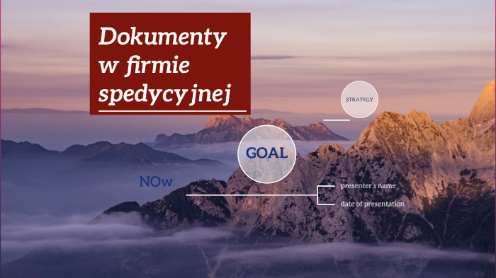 Dokumentacja W Firmie Spedycyjnej By Klaudia Jońska On Prezi 9381