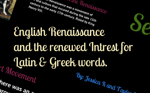English Renaissance by Taylor Lin on Prezi