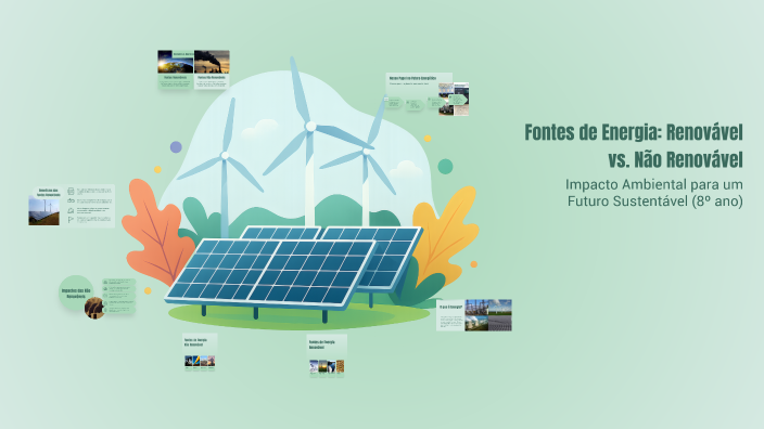 Fontes de Energia: Renovável vs. Não Renovável by Letícia on Prezi
