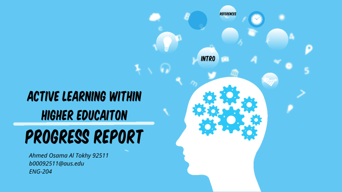 Progress report by ahmed osama on Prezi