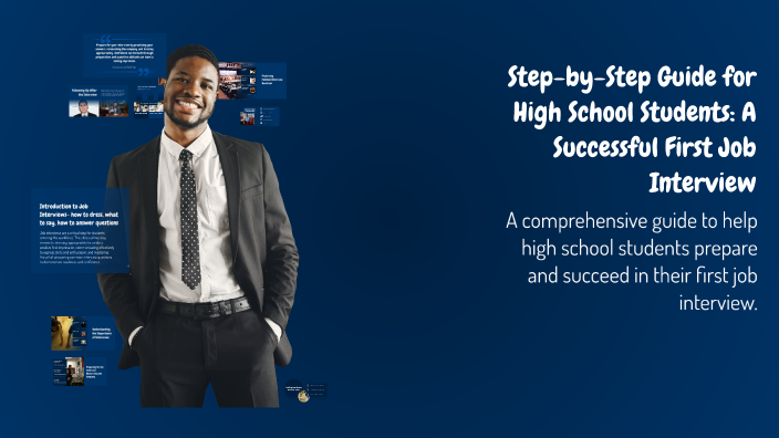 Step-by-Step Guide for High School Students: A Successful First Job ...