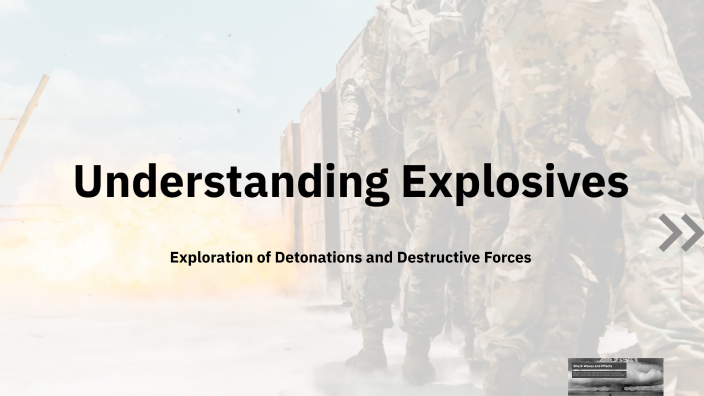 Understanding Explosives by Alexandre Nobrega on Prezi