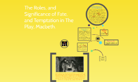 The Role And Temptation Of Fate In Macbeth By Amir Nissan