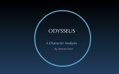 character sketch of odysseus