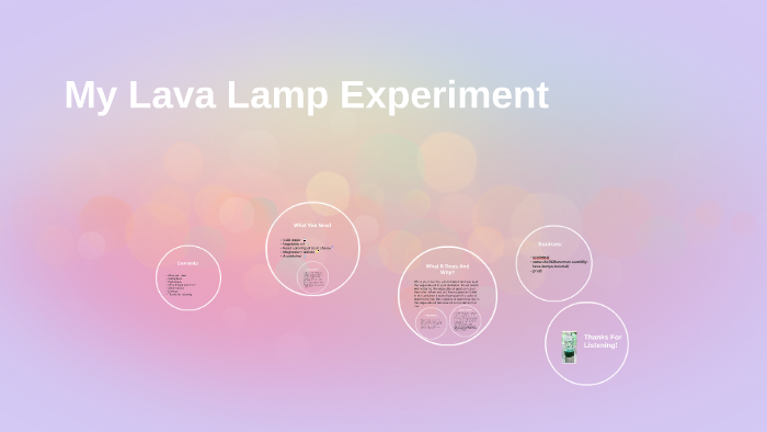 My Lava Lamp Experiment by Sapphire Sea on Prezi