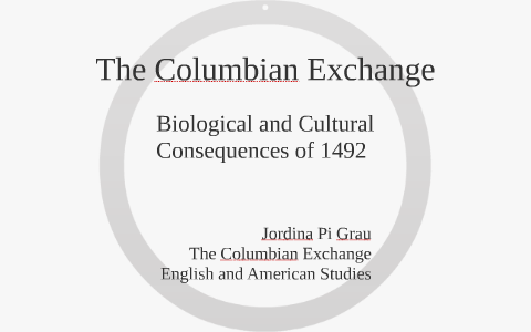 consequences of the columbian exchange essay