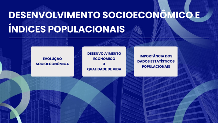 Desenvolvimento Socioeconômico e Índices Populacionais by Thainá Souza ...