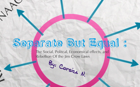 Jim Crow Laws Effects by corsica norton