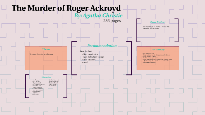 the death of roger ackroyd