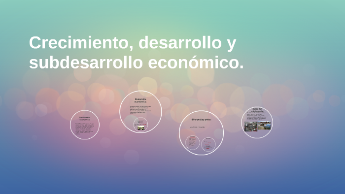 Crecimiento, desarrollo y subdesarrollo económico. by alondra verania ...